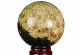 Polished Chocolate Calcite Sphere - Pakistan #149529-1